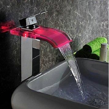 Mitigeur cascade LED, pommeau de douche LED