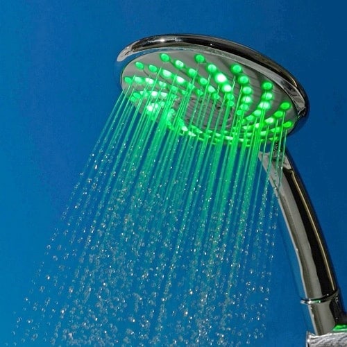 Pommeau de douche LED