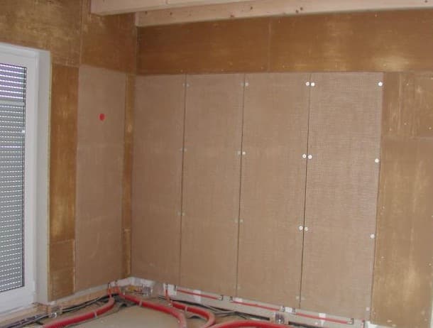 Panneau climatique pour mur chauffant
