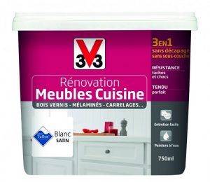 Peinture Rénovation, sans décapage et sans sous-couche, pour un relooking parfait de ses meubles cuisine 