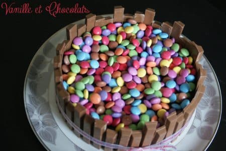 Décoration gâteau bonbons