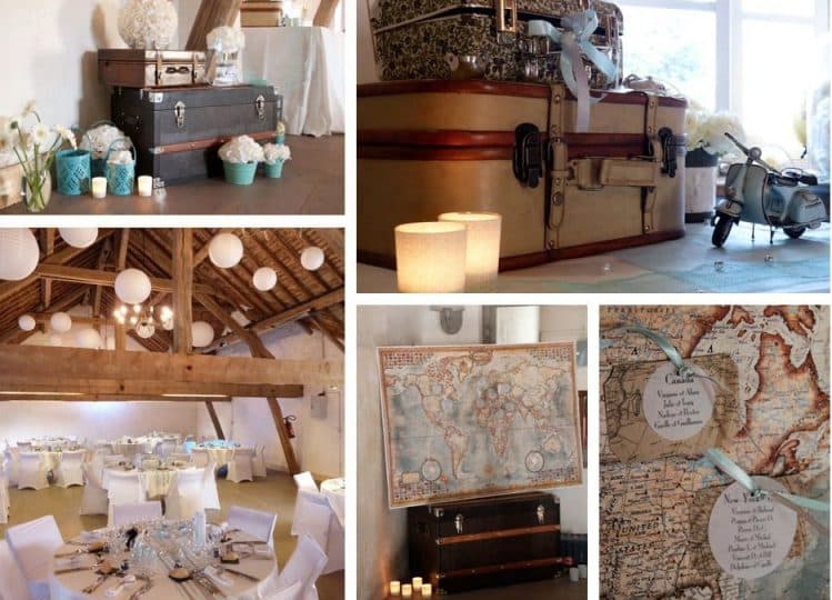 Décoration de mariage : voyage