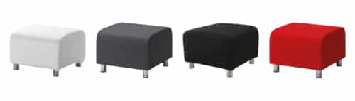 Combiné des poufs avec un canapé central pour former son canapé modulable