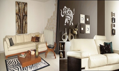 Idée déco salon : africaine