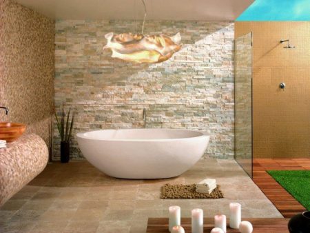 Carrelage salle de bain en grès cérame