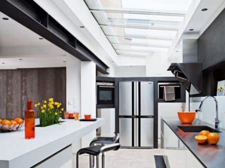 Plafond lumineux en verre pour une décoration luminaire plafond design
