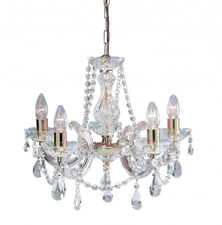 Lustre en cristal pour une décoration luminaire plafond