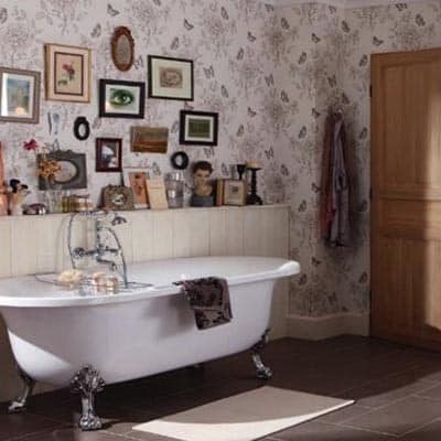 Décoration vintage salle de bains