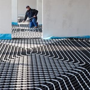Plancher chauffant, une option intéressante pour le chauffage central