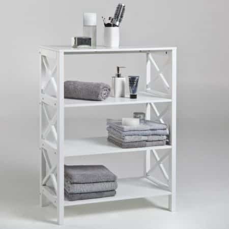 Etagère en meuble salle de bain : l