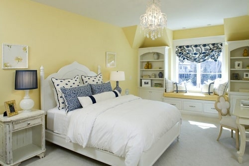 Peinture chambre : jaune