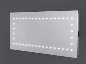 Miroir de salle de bain LED, pommeau de douche LED