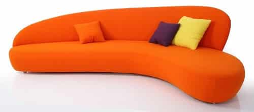 Un canapé design du style méridienne